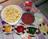 Pas rețetă Musaca de cartofi cu carne de pui 1 fotografie