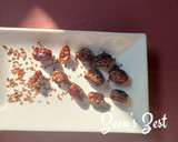 A picture of step 4 of Dates and Flax Seeds.