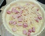 Une image de l'étape 2 de Quiche jambon.