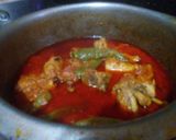 A picture of step 4 of Achar gosht.