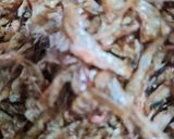 A picture of step 2 of Afang Soup 🍲.
