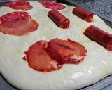 Foto del paso 3 de la receta: TORTA DE TAJÁ, Con Chistorra, Chorizo y Lomo🥩 Embuchado...!