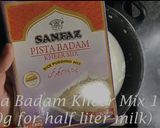 A picture of step 1 of Sanfaz pista badam kheer mix (Rice Pudding Mix).