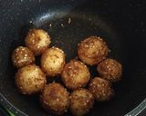 A picture of step 3 of Dhaniya(Coriander) Aloo.
