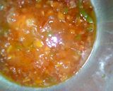A picture of step 8 of Soft chapati served with beans.