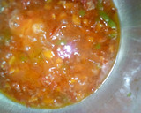 A picture of step 8 of Soft chapati served with beans.
