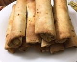 A picture of step 4 of Bake chicken taquitos.