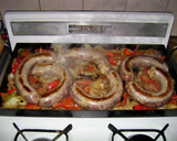 Foto del paso 5 de la receta: Chorizos a la pomarola en la plancheta ⚽