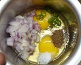 மிளகாய் ஆம்லெட்(Green chilli omlette) (Milakaai omelette recipe in tamil) ரெசிபி ஸ்டேப் 2 புகைப்படம்