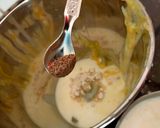 A picture of step 1 of Khus with Shrikhand shots.