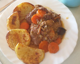 Foto del paso 7 de la receta: Carrilladas de cerdo con setas, almendras y caldo de huesos