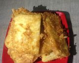 A picture of step 3 of Fried yam with egg.