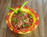 A picture of step 5 of Tomato Oats.