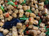 Tempe orek mix kacang panjang bumbu iris