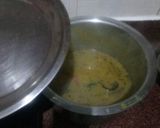 A picture of step 8 of Hare Matar ki daal.