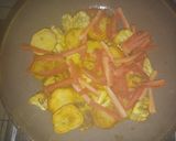 A picture of step 1 of Vegetable Yakhni.
