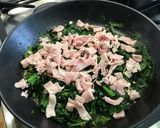 Une image de l'étape 8 de Omelette au épinards frais, jambon et feta.