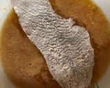 Rántott lepényhalfilé édes burgonya pürével, párolt brokkolival és főtt krumplival recept fázis 4 fotója