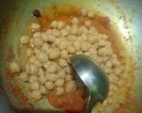 A picture of step 5 of Masala chana.