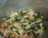 A picture of step 4 of Mooli, shaljum ki sabzi.