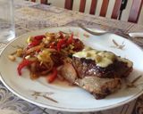 Foto del paso 6 de la receta: Colita de cuadril envuelta en panceta con salteado de verduras
