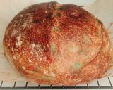 Foto langkah ke 17 dari resep Blue-Orange Sprinkles Sourdough Bread.