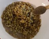 A picture of step 1 of Boil moong creamy salad.