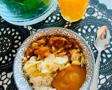 Une image de l'étape 4 de Porridge aux pommes cuites caramélisées, amandes et caramel beurre salé.