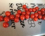 Une image de l'étape 6 de Salade de carottes, tomates et feuille de chêne rouge.