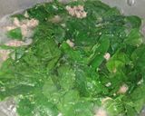 Hình bước làm 1 của món Canh rau ngót thịt bò bằm