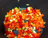 Foto del paso 2 de la receta: Arroz con verduritas y alubias rojas (frijoles)