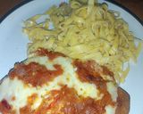 Foto del paso 7 de la receta: Milanesas a la napolitana con tallarines