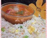 A picture of step 7 of Chinese Rice with Shashlik.