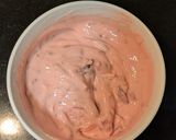 A picture of step 5 of Rose Shrikhand in motichur tart.