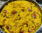 Foto del paso 7 de la receta: Arroz meloso de pato, pebrasos y ajos tiernos(De.O. Xàtiva)