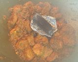 A picture of step 11 of Smoked Prawns Karahi.