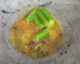 A picture of step 1 of Aloo Matar.