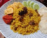 Foto langkah ke 8 dari resep Nasi Kebuli Sapi Magic com.