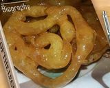 A picture of step 1 of Jaleebi.