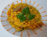 Foto del paso 9 de la receta: Arroz meloso de cerdo, mejillones y pollo