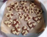 Une image de l'étape 6 de Sablés ''Bicolor heart cookies''.