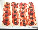 Epres-csokis levél🍓🍫 recept fázis 2 fotója