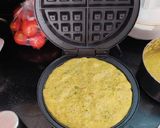 A picture of step 3 of Greenville waffle.