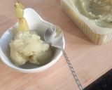 A picture of step 7 of Green grapes sorbet.