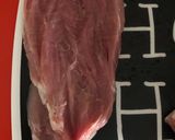 Mozzarellával, sonkával és gombával töltött szűzérme recept fázis 1 fotója