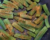 A picture of step 6 of Masala Bhindi Fry.