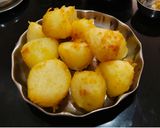 A picture of step 1 of Kashmiri Dum Aloo.