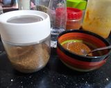 A picture of step 2 of Chicken mandi with dukka.