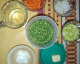 Foto del paso 1 de la receta: Petits pois á la française "Chícharos a la francesa"