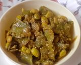 पावट्याच्या शेंगांची भाजी (Pavtachya Shenganchi Bhaji Recipe In Marathi) रेसिपी स्टेप 4 फोटो 